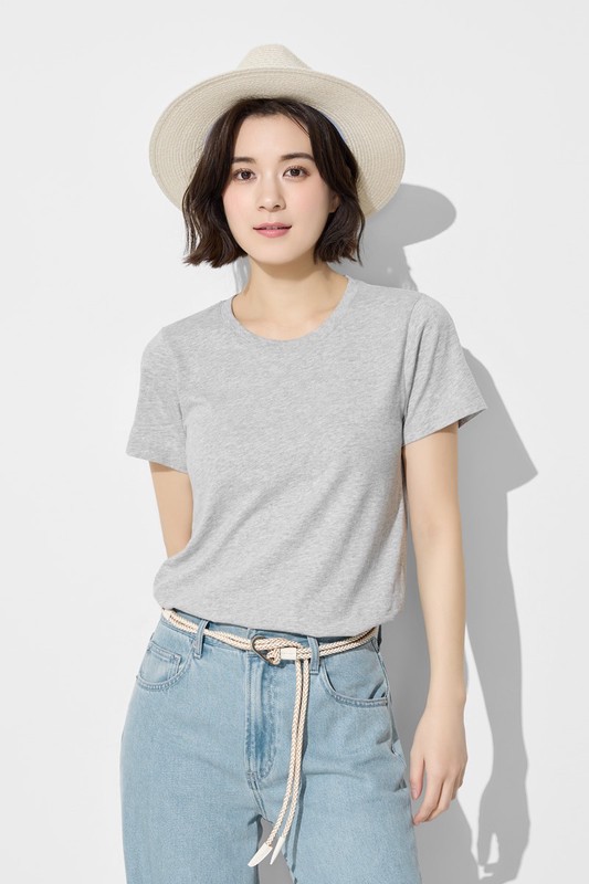 純棉圓領T恤-女