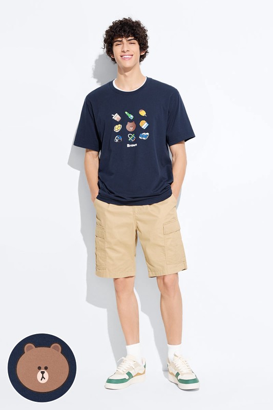 LINE FRIENDS印花T恤-05-男