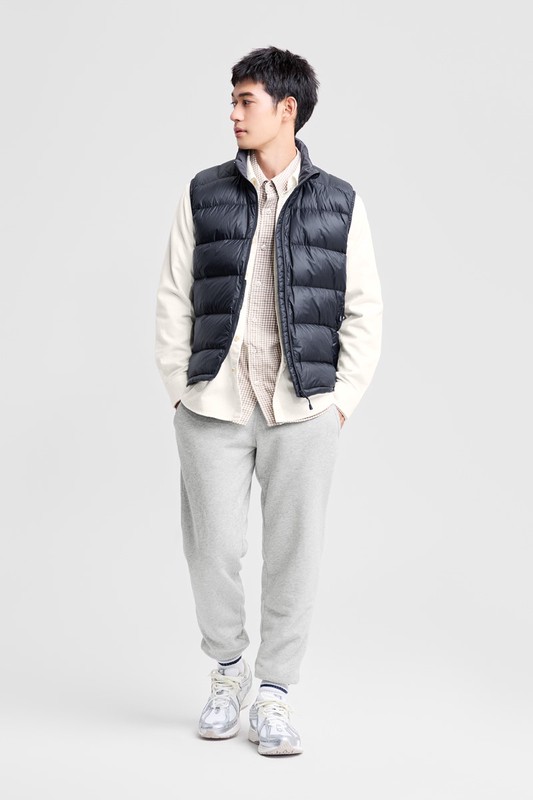 極暖羽絨背心-男