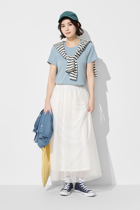 純棉圓領T恤-女