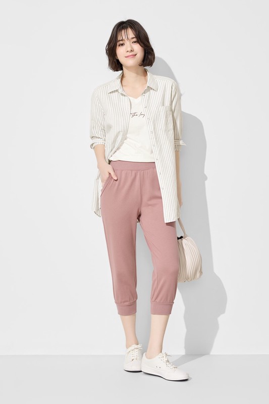 小毛圈七分褲-女