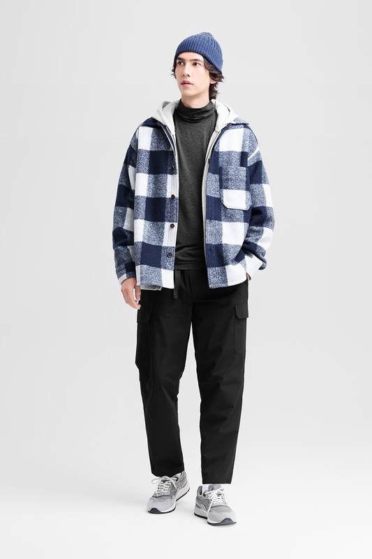 heatup高領九分袖上衣-男