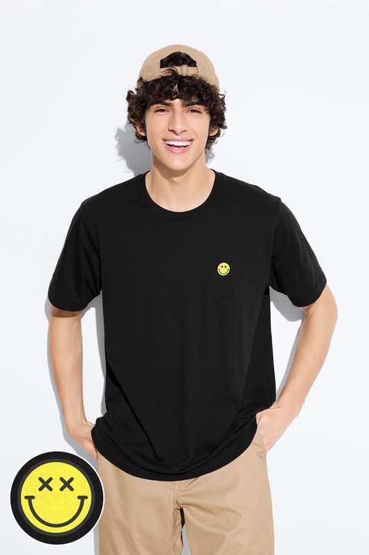 S.W.SMILEY®印花T恤-01-男