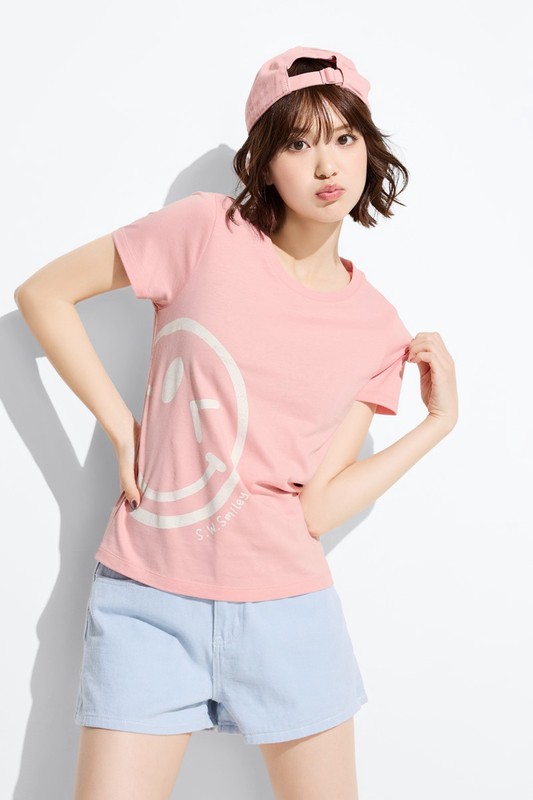 S.W.SMILEY®印花T恤-02-女