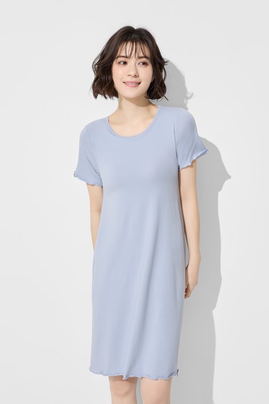 Bra莫代爾木耳邊洋裝-女