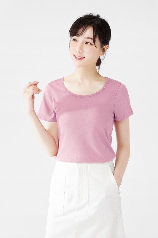 快乾棉大圓領T恤-女