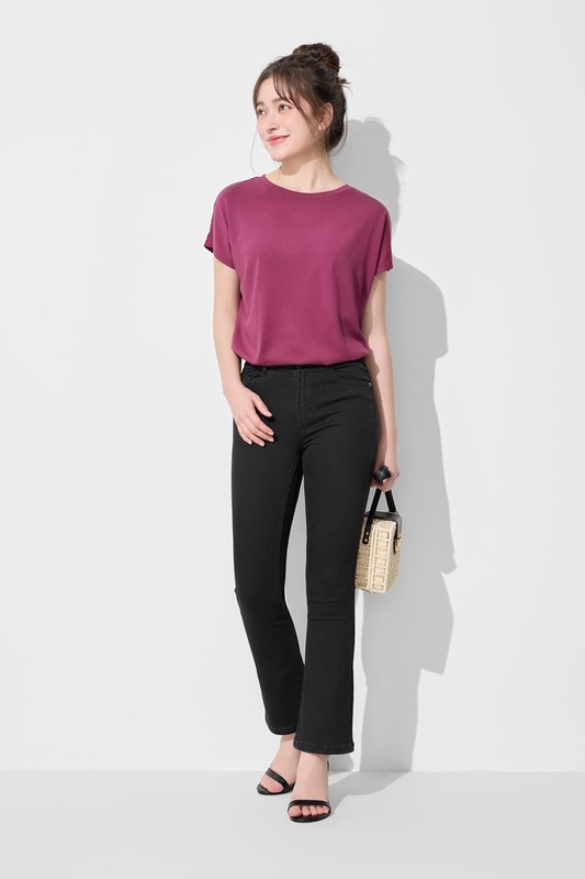 莫代爾寬鬆連袖上衣-女