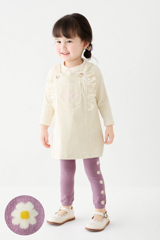 提花針織內搭褲襪-Baby