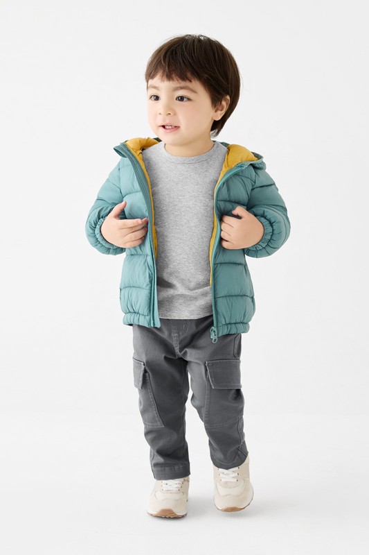 羅紋貼袋長褲-Baby