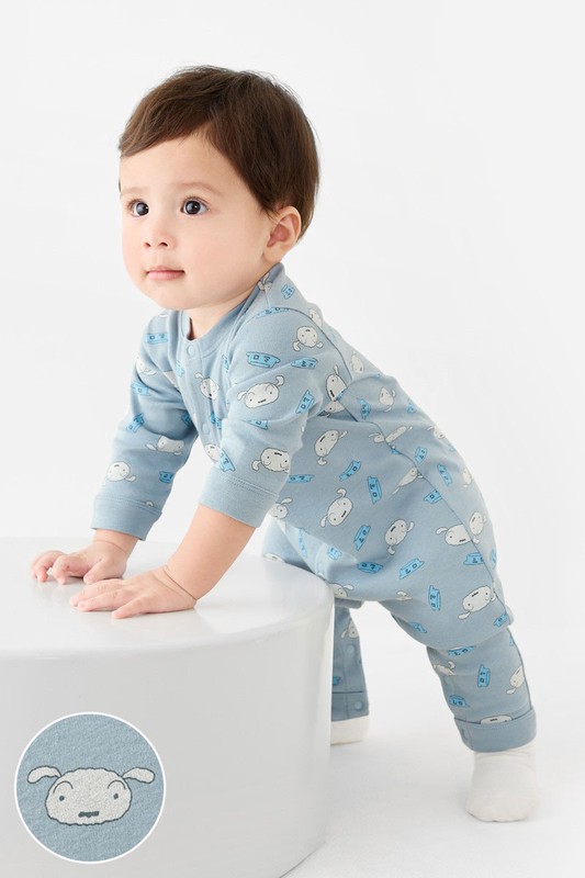 蠟筆小新純棉羅紋連身衣-Baby