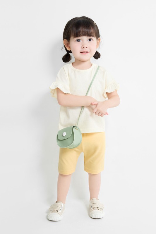 彈力五分內搭褲-Baby