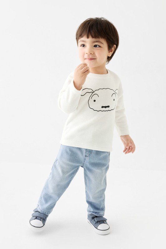 蠟筆小新Fleece寬鬆上衣-Baby