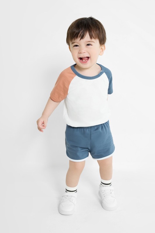 純棉拼色套裝-Baby