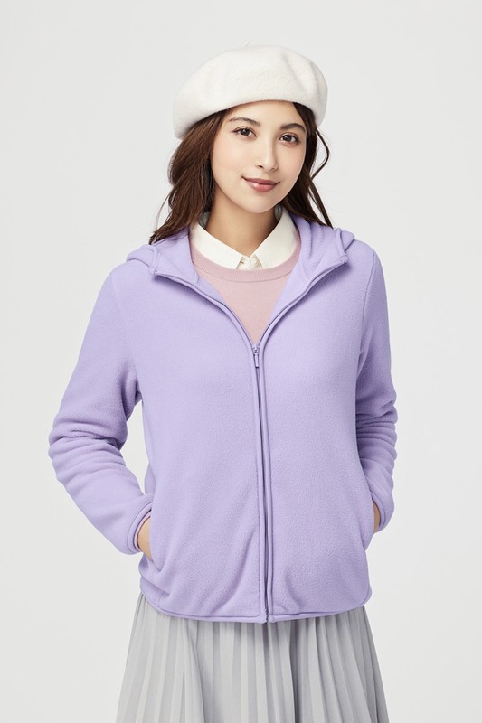 Fleece連帽外套-女