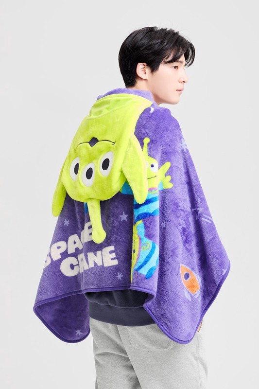 皮克斯系列珊瑚絨造型家居毯-中性款