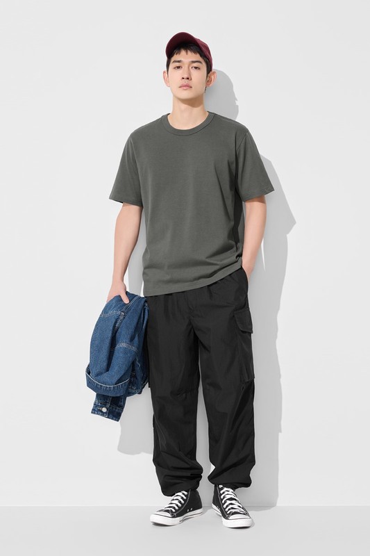 純棉厚磅圓領T恤-男