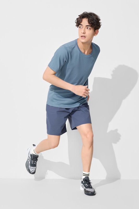 快乾鬆緊短褲-男