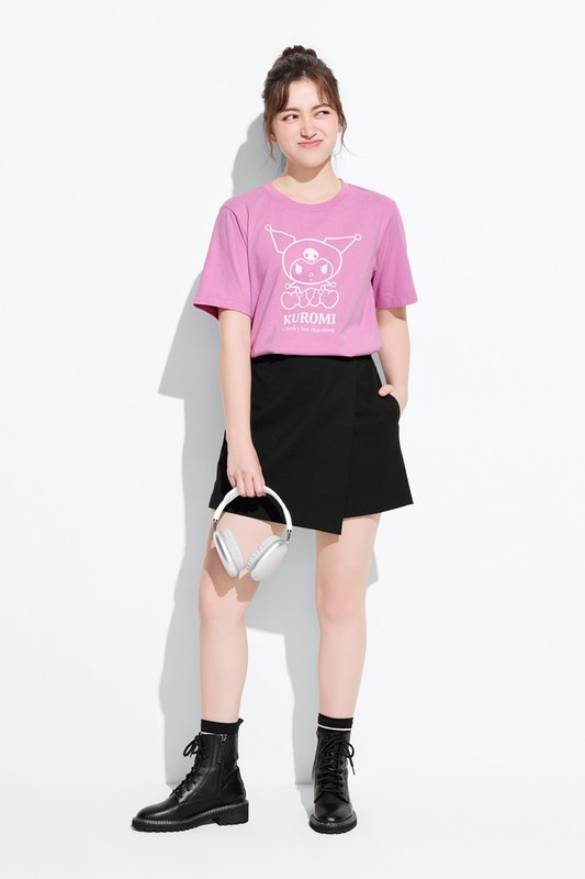 三麗鷗寬版印花T恤-09-女