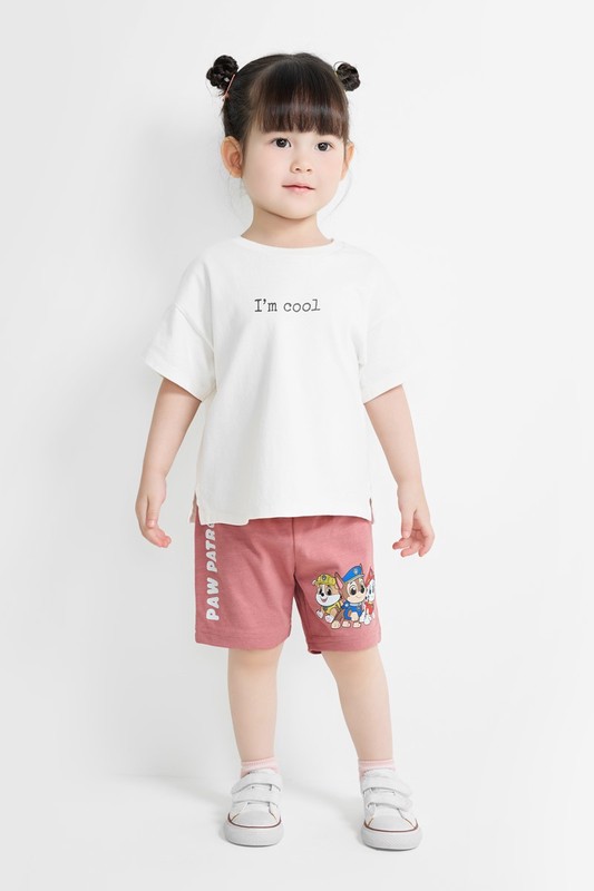 汪汪隊立大功竹節棉印花短褲-Baby