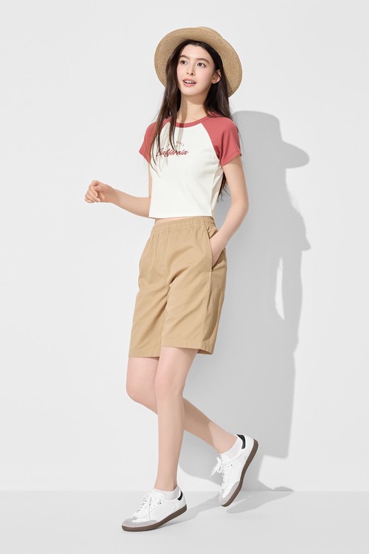 快乾棉質輕便短褲-男