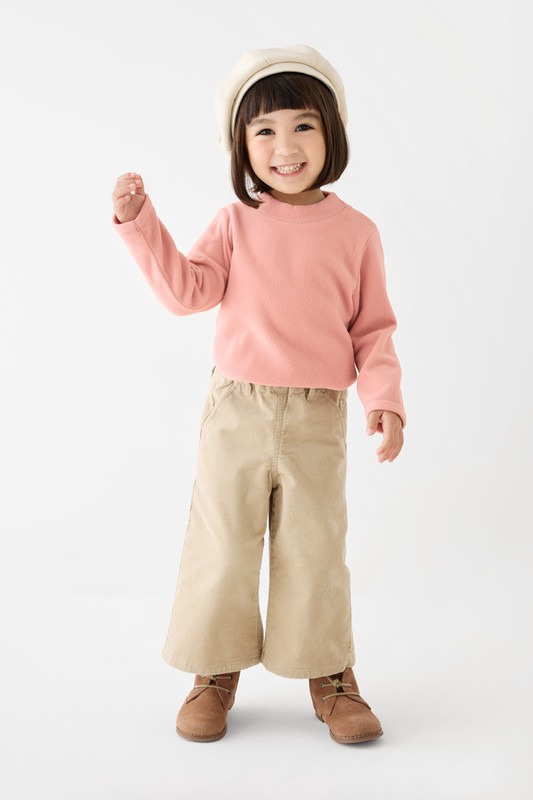 Fleece立領上衣-童