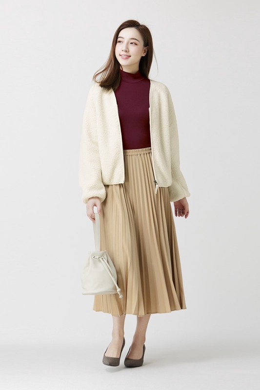 heatup立領長袖上衣-女