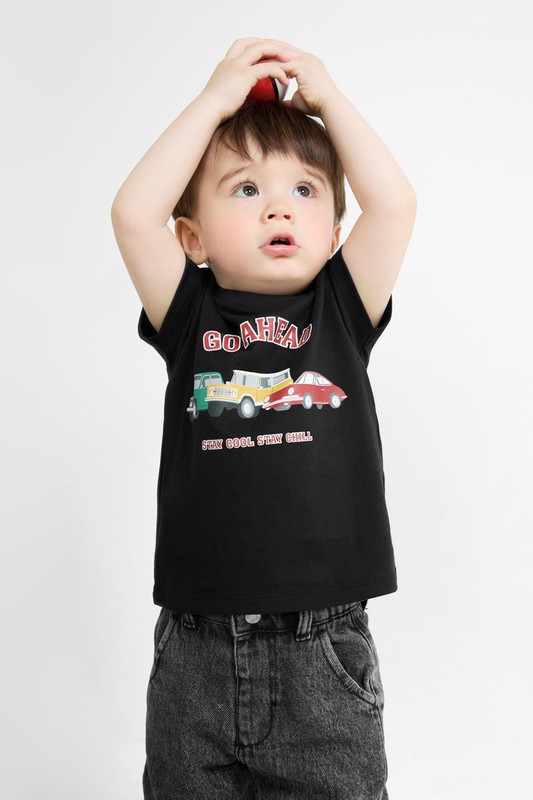 汽車印花T恤-Baby