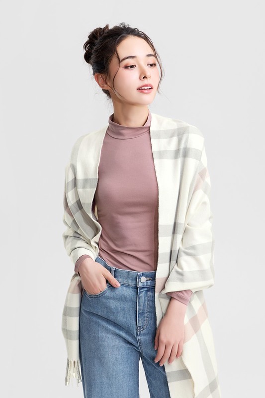 heatup立領長袖上衣-女