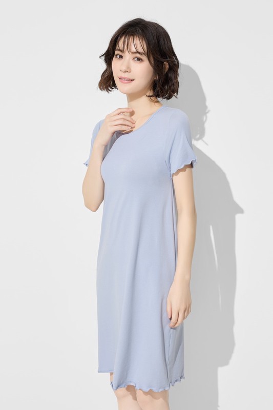 Bra莫代爾木耳邊洋裝-女