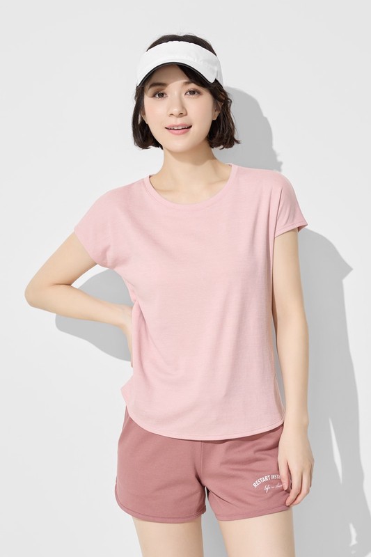 吸排連袖寬版上衣-女