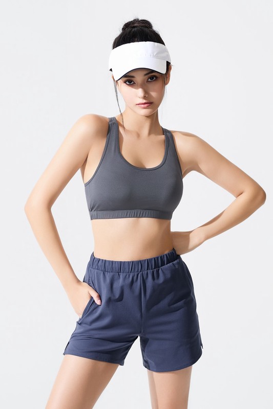 吸排彈性網眼短褲-女