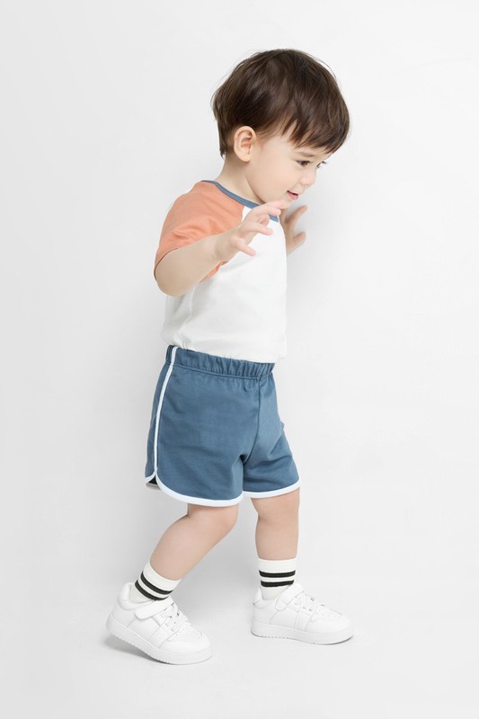 純棉拼色套裝-Baby