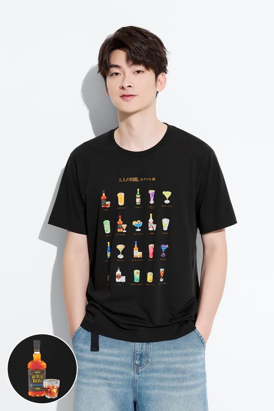 大人的圖鑑印花T恤-11-男