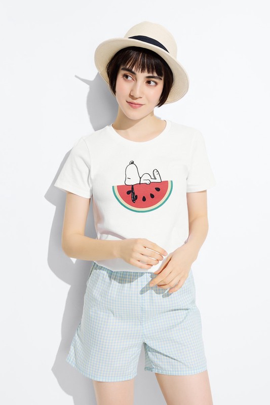 史努比系列印花T恤-03-女