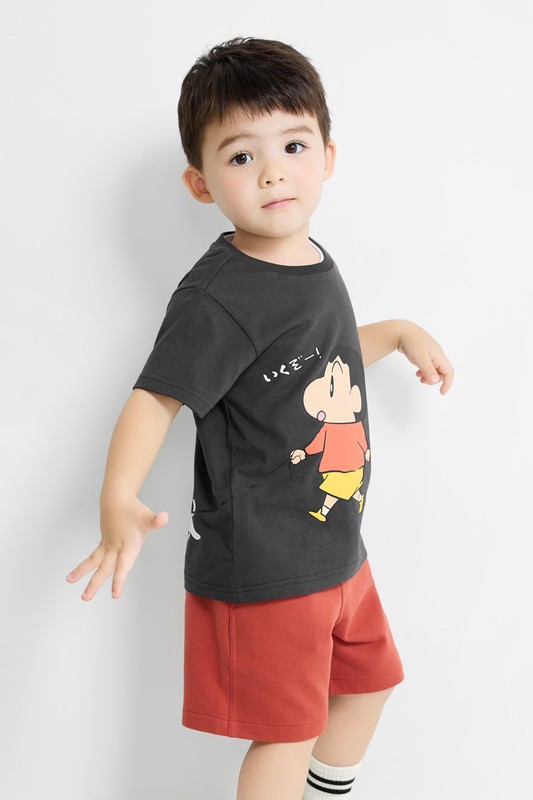 蠟筆小新印花T恤-12-童