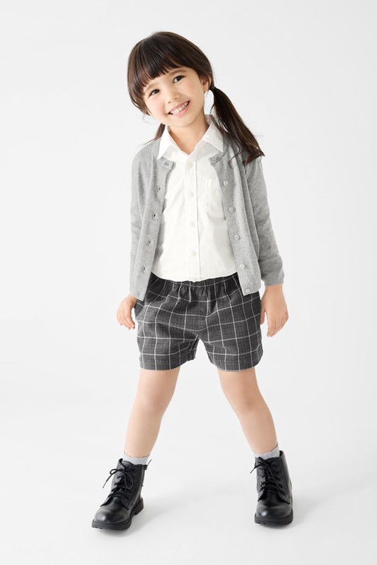 柔棉長袖襯衫-童