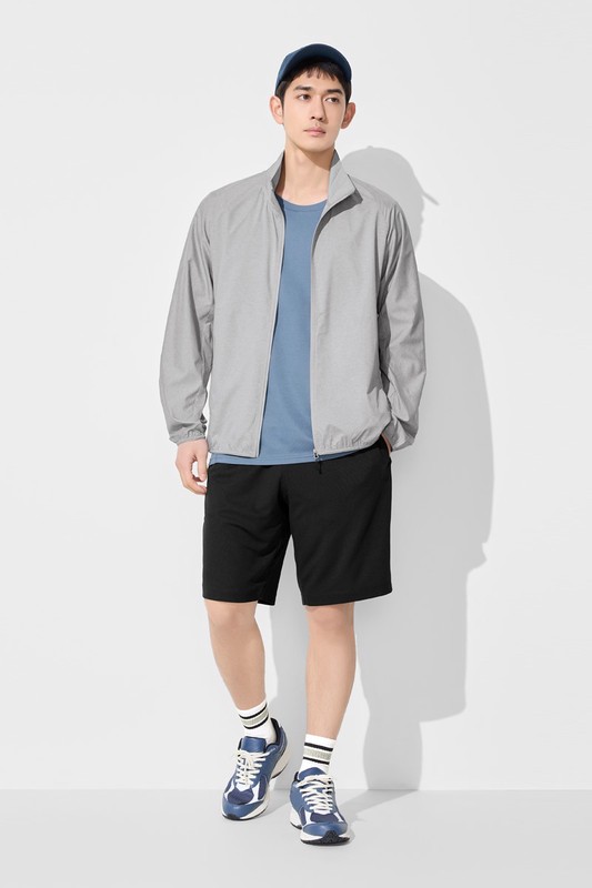 吸排網眼短褲-男