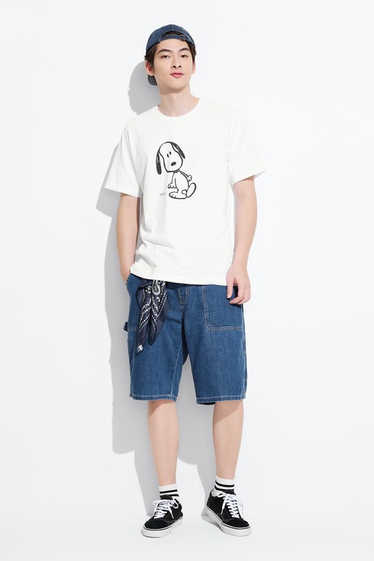 史努比系列印花T恤-02-男