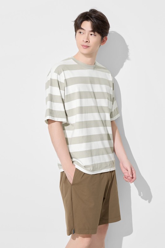 吸排彈性網眼短褲-男