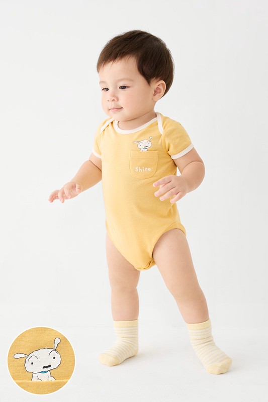 蠟筆小新純棉羅紋包臀衣-Baby