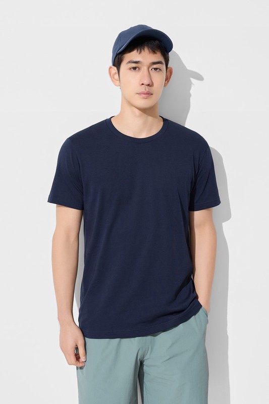 快乾棉圓領T恤-男