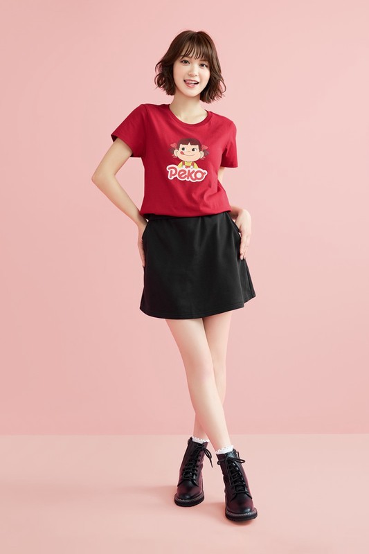 PEKO & POKO印花T恤-03-女