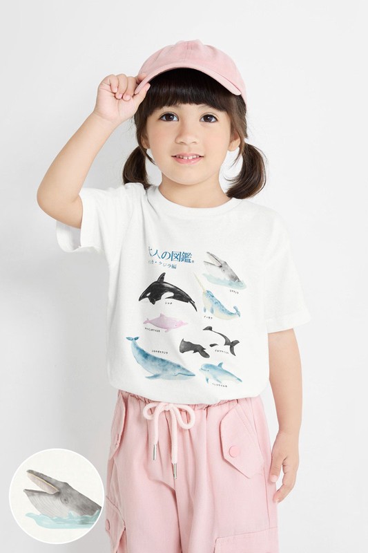 大人的圖鑑印花T恤-02-童