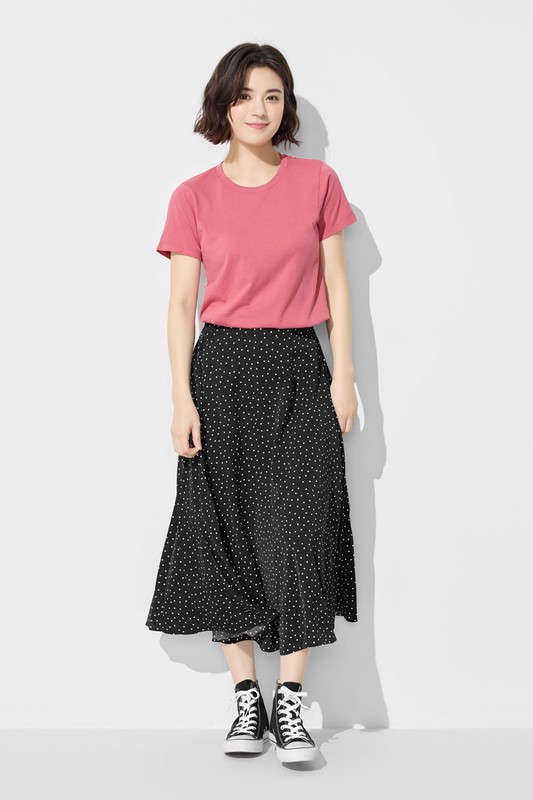 純棉圓領T恤-女