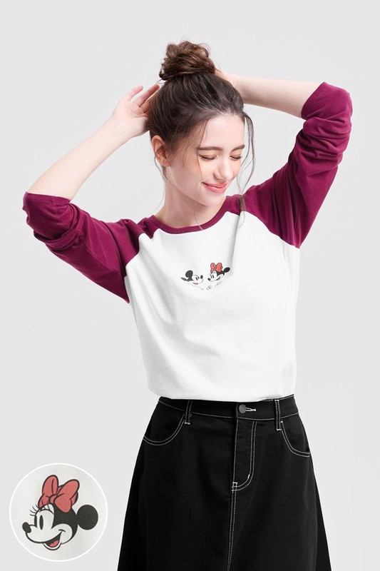 迪士尼系列拉克蘭長袖印花T恤-13-女