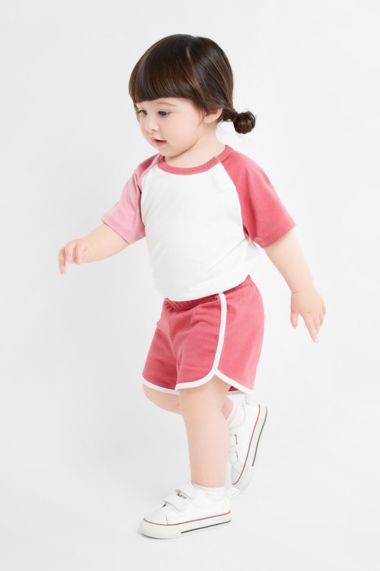 純棉拼色套裝-Baby