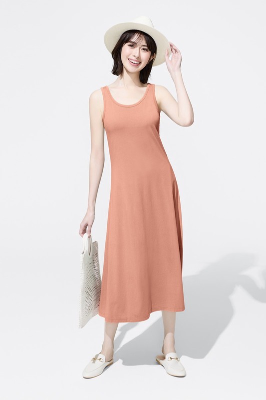 純棉背心長洋裝-女