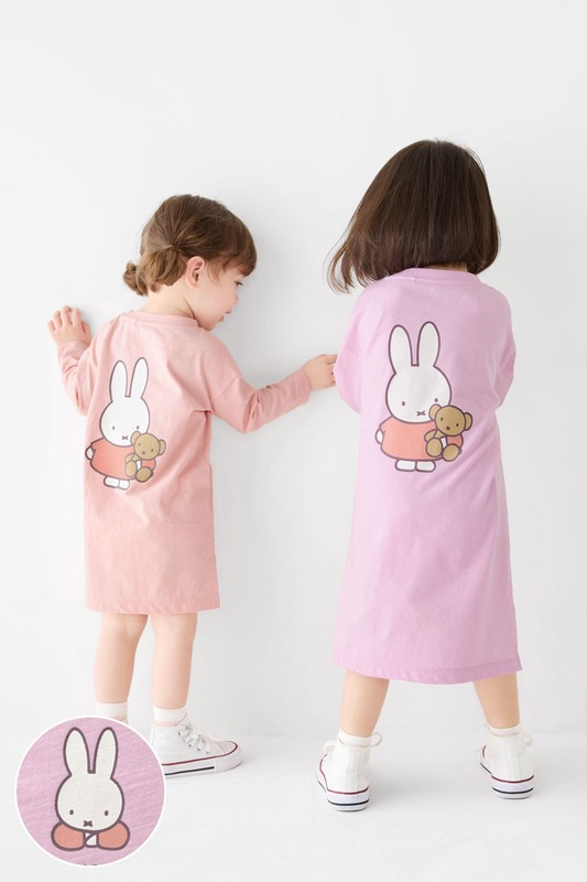 Miffy竹節棉長版上衣-童