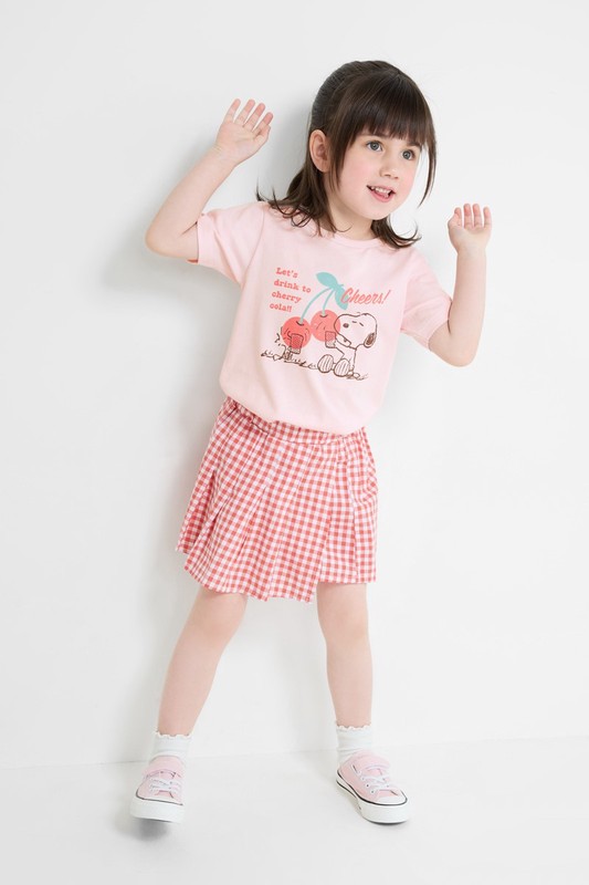 史努比系列印花T恤-06-童