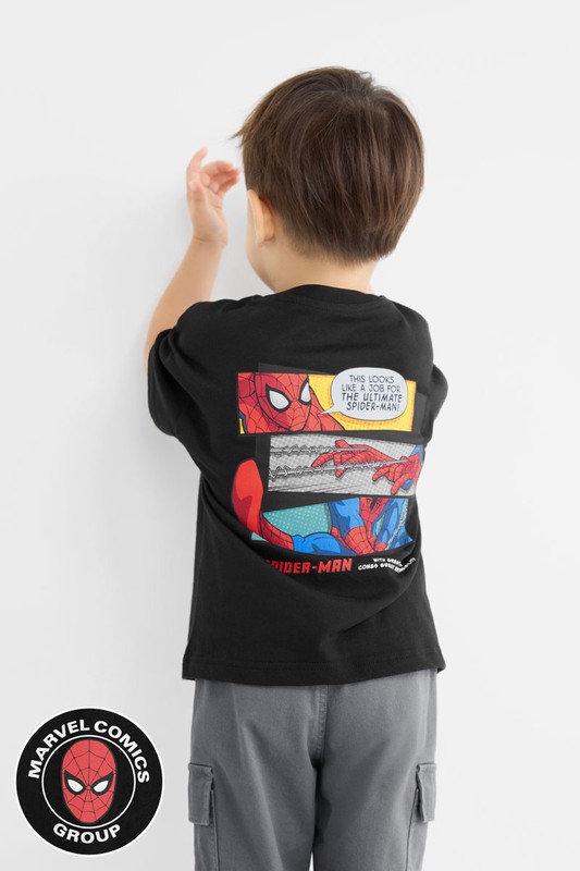 漫威系列寬版印花T恤-01-童